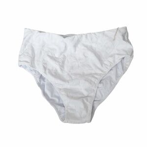 Kenny Flowers Santorini White Bikini Bottoms XL